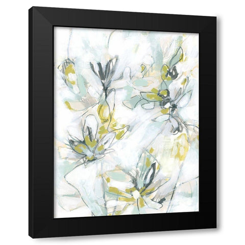 Glacier Garden I Black Modern Wood Framed Art Print by Vess, June Erica