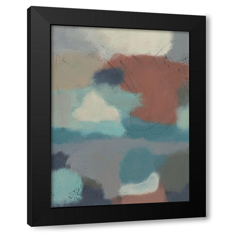 Floating By I Black Modern Wood Framed Art Print with Double Matting by Moore, Regina