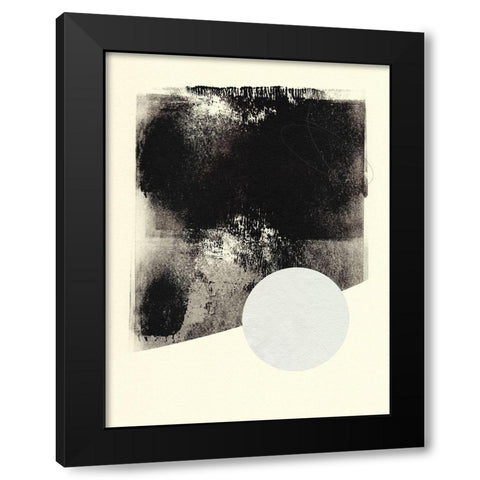 Black And White Roller I Black Modern Wood Framed Art Print with Double Matting by Green, Jacob