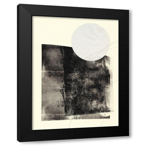 Black And White Roller II Black Modern Wood Framed Art Print with Double Matting by Green, Jacob