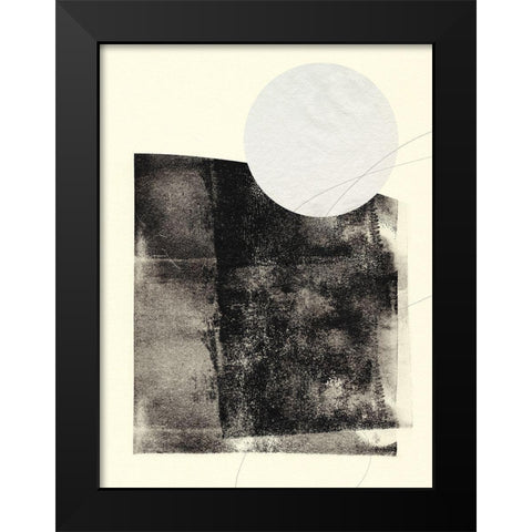 Black And White Roller II Black Modern Wood Framed Art Print by Green, Jacob