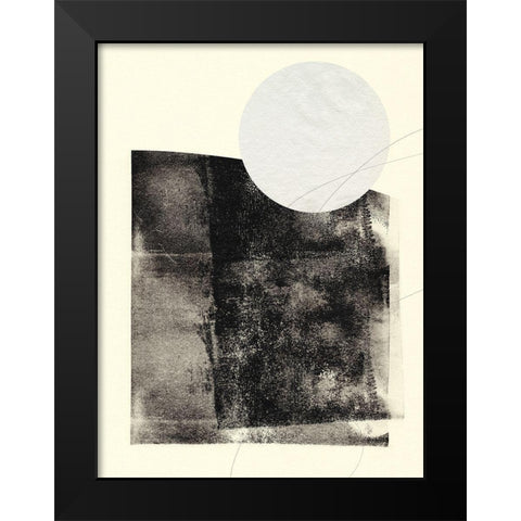 Black And White Roller II Black Modern Wood Framed Art Print by Green, Jacob