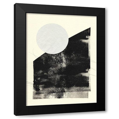 Black And White Roller III Black Modern Wood Framed Art Print by Green, Jacob