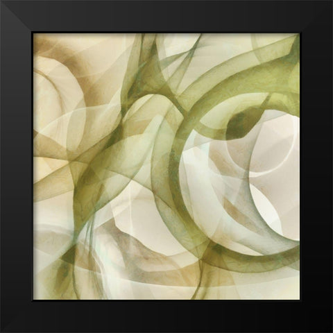 Abstract Thought I Black Modern Wood Framed Art Print by Saunders, Alonzo