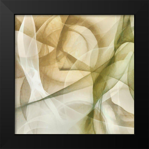 Abstract Thought II Black Modern Wood Framed Art Print by Saunders, Alonzo