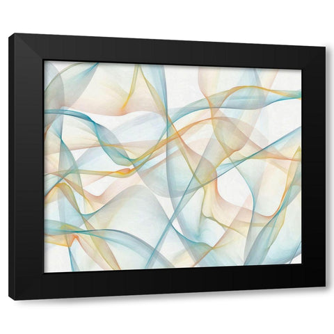Curves and Waves VI Black Modern Wood Framed Art Print by Saunders, Alonzo