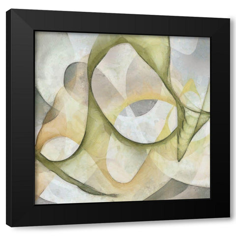 Excursion III Black Modern Wood Framed Art Print with Double Matting by Saunders, Alonzo