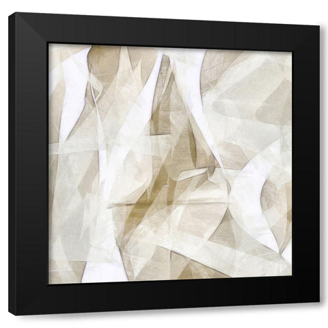 Mindfulness VII Black Modern Wood Framed Art Print with Double Matting by Saunders, Alonzo
