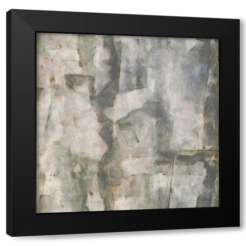 Grey Space I Black Modern Wood Framed Art Print by Saunders, Alonzo