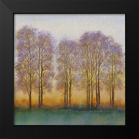 Twilight Glow I Black Modern Wood Framed Art Print by OToole, Tim