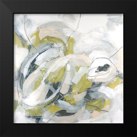 Rolling Sprint I Black Modern Wood Framed Art Print by Vess, June Erica