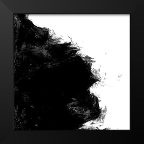 Sketchy II Black Modern Wood Framed Art Print by Saunders, Alonzo