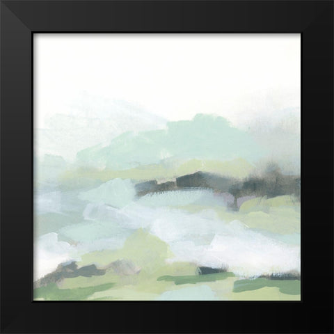 Strata Field I Black Modern Wood Framed Art Print by Vess, June Erica