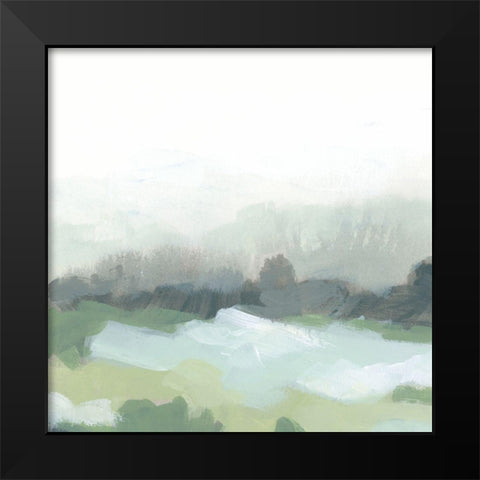 Strata Field IV Black Modern Wood Framed Art Print by Vess, June Erica