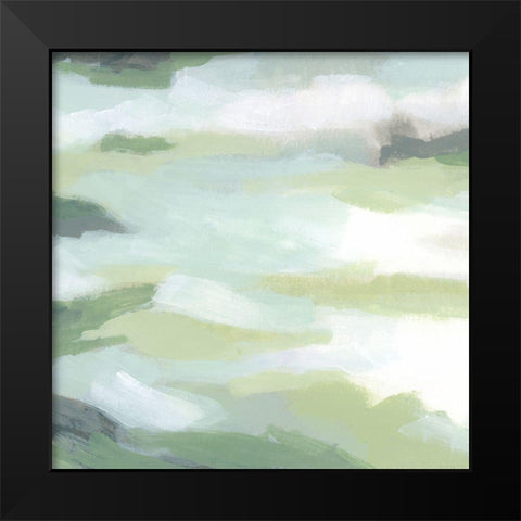 Strata Field V Black Modern Wood Framed Art Print by Vess, June Erica