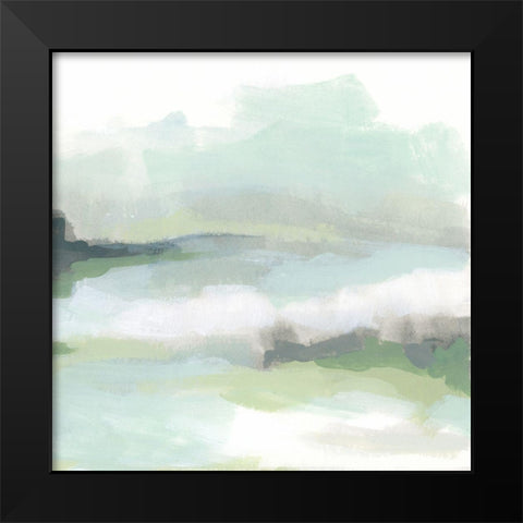 Strata Field VI Black Modern Wood Framed Art Print by Vess, June Erica