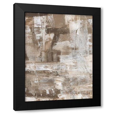 Bronzed II Black Modern Wood Framed Art Print with Double Matting by Moore, Regina
