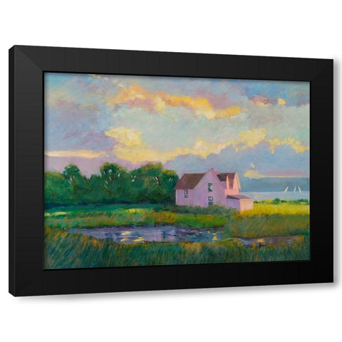 The Cape Black Modern Wood Framed Art Print by Sweetwater