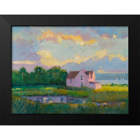 The Cape Black Modern Wood Framed Art Print by Sweetwater