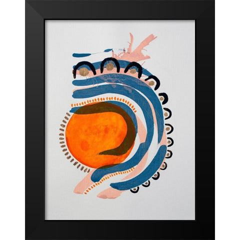 Weekend Car Rides Black Modern Wood Framed Art Print by Gianni, Katie