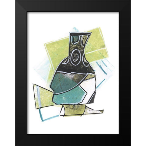 Jubilee Jugs II Black Modern Wood Framed Art Print by Combs, Joyce