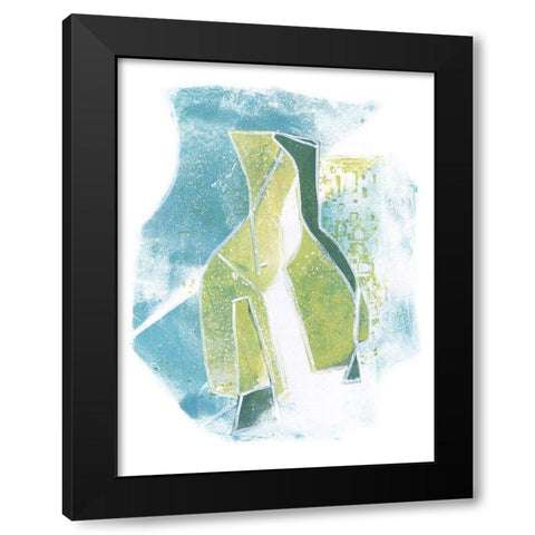 Jubilee Jugs III Black Modern Wood Framed Art Print with Double Matting by Combs, Joyce