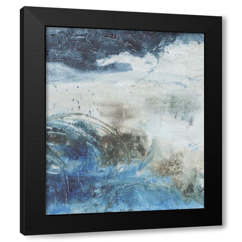 Coastal Seas I Black Modern Wood Framed Art Print by Combs, Joyce