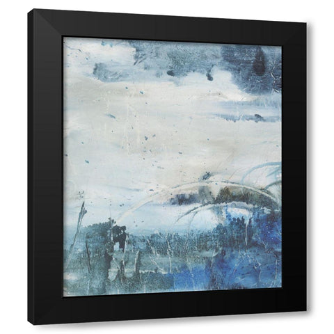 Coastal Seas II Black Modern Wood Framed Art Print by Combs, Joyce