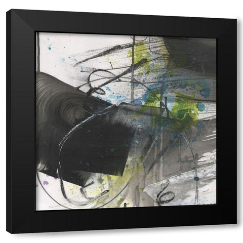 Pure Energy I Black Modern Wood Framed Art Print by Combs, Joyce