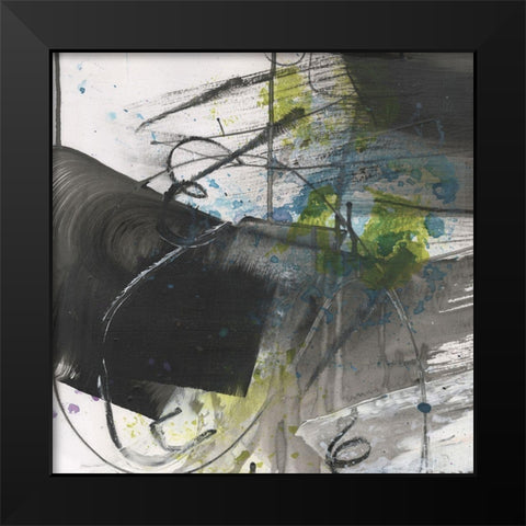 Pure Energy I Black Modern Wood Framed Art Print by Combs, Joyce