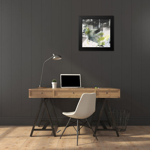 Pure Energy II Black Modern Wood Framed Art Print by Combs, Joyce