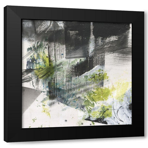 Pure Energy II Black Modern Wood Framed Art Print with Double Matting by Combs, Joyce