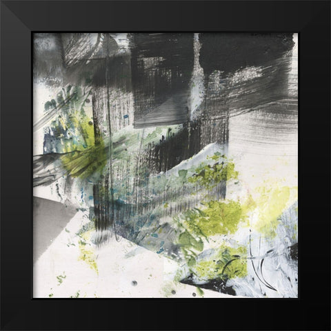 Pure Energy II Black Modern Wood Framed Art Print by Combs, Joyce