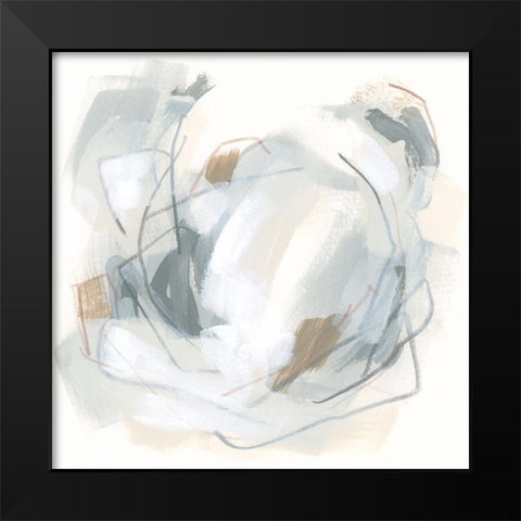 Neutral Assembly II Black Modern Wood Framed Art Print by Vess, June Erica