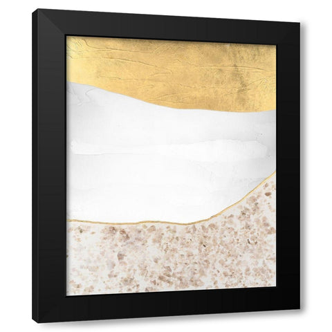 Whitestone II Black Modern Wood Framed Art Print by Lam, Vanna