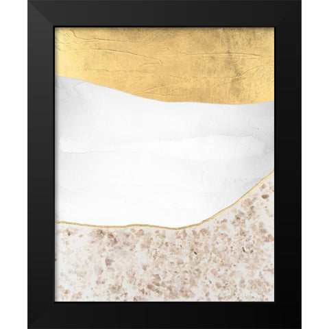 Whitestone II Black Modern Wood Framed Art Print by Lam, Vanna
