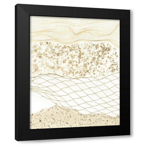 Coast Away I Black Modern Wood Framed Art Print with Double Matting by Lam, Vanna