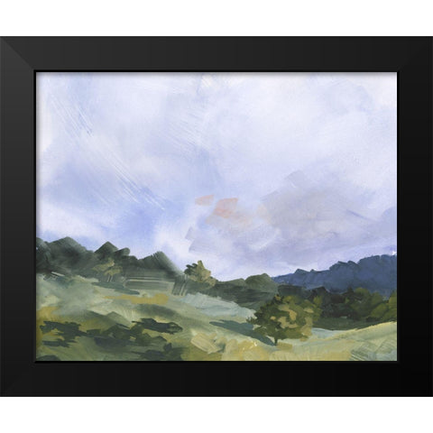 Pastoral Horizons I Black Modern Wood Framed Art Print by Parker, Jennifer Paxton