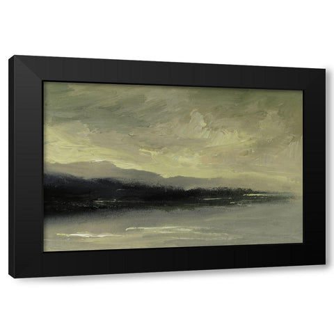 Coastal Dawn Black Modern Wood Framed Art Print by Finch, Sheila