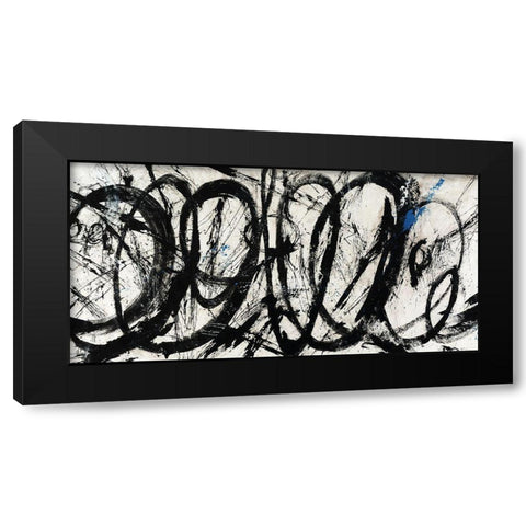 Ampersand Black Modern Wood Framed Art Print with Double Matting by Schicker, Joshua