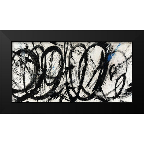 Ampersand Black Modern Wood Framed Art Print by Schicker, Joshua