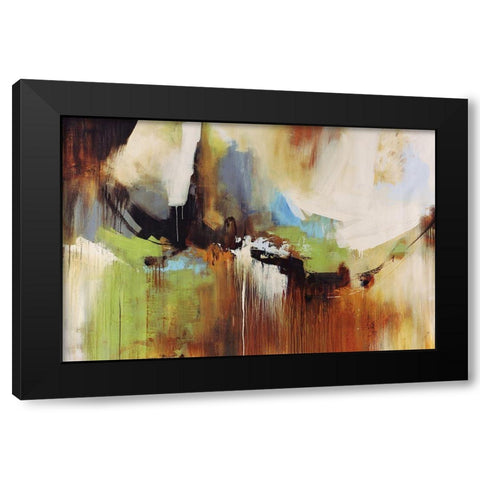 Sienna Black Modern Wood Framed Art Print with Double Matting by Edmunds, Sydney