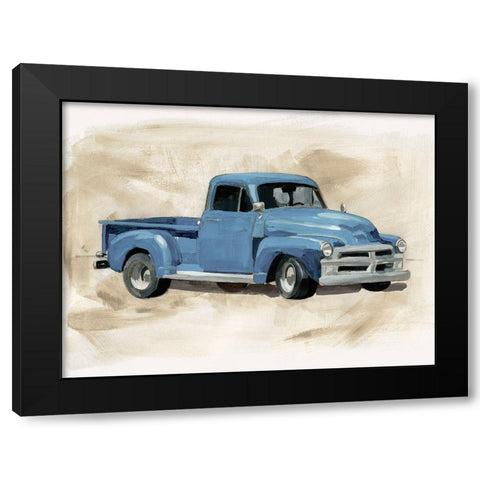 Pickup I Black Modern Wood Framed Art Print with Double Matting by Barnes, Victoria