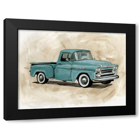 Pickup III Black Modern Wood Framed Art Print with Double Matting by Barnes, Victoria