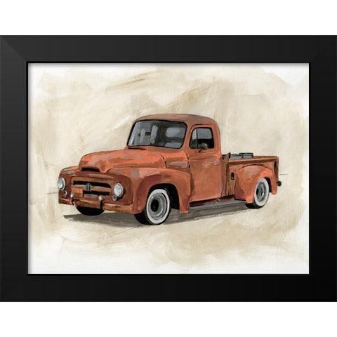 Pickup IV Black Modern Wood Framed Art Print by Barnes, Victoria