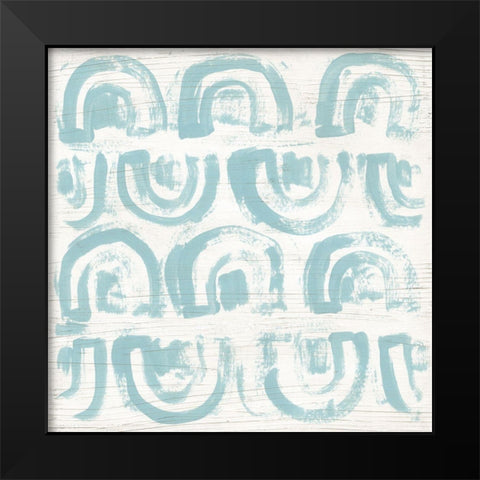 Decorative Signals III Black Modern Wood Framed Art Print by Vess, June Erica