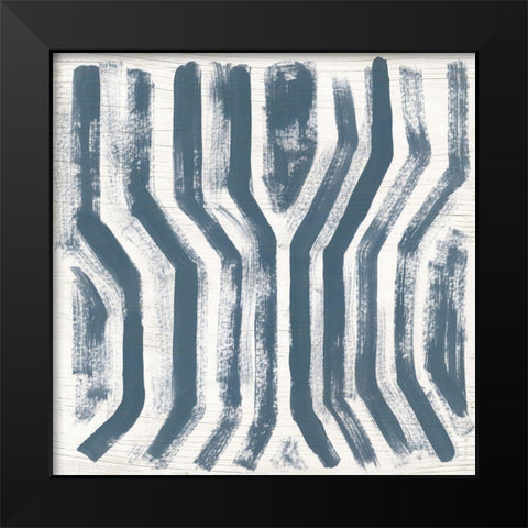 Decorative Signals VI Black Modern Wood Framed Art Print by Vess, June Erica