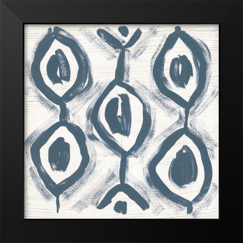 Decorative Signals VIII Black Modern Wood Framed Art Print by Vess, June Erica