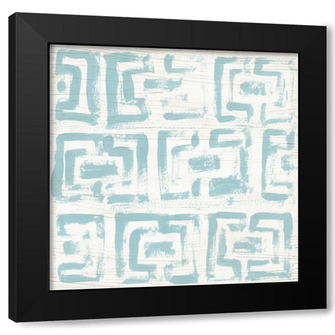 Decorative Signals IX Black Modern Wood Framed Art Print by Vess, June Erica