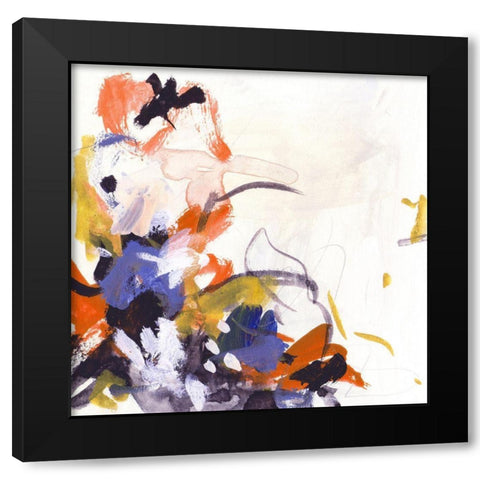 Format Plunge II Black Modern Wood Framed Art Print with Double Matting by Wang, Melissa